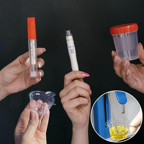 Yuntop 200 Piezas de Vasos Desechables para Orina, Copas de 40ml para Recolección de Especímenes, Prueba de Embarazo y Test de pH - imagen 2