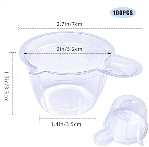 Yuntop 200 Piezas de Vasos Desechables para Orina, Copas de 40ml para Recolección de Especímenes, Prueba de Embarazo y Test de pH - imagen 5