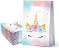 Bolsas de Regalo de Unicornio FRIDAY NIGHT, 24 Piezas, Decoración para Fiestas de Cumpleaños y Bautizos, Papel Acuarelado para Dulces - imagen 1