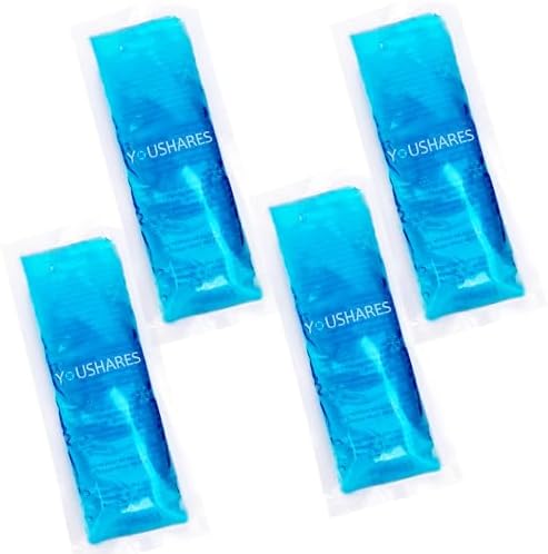 Paquete de 4 Paquetes de Hielo YOUSHARES para Cooler de Insulina - Aprobados por la TSA, Reutilizables y Perfectos para Viajes en Avión - imagen 1