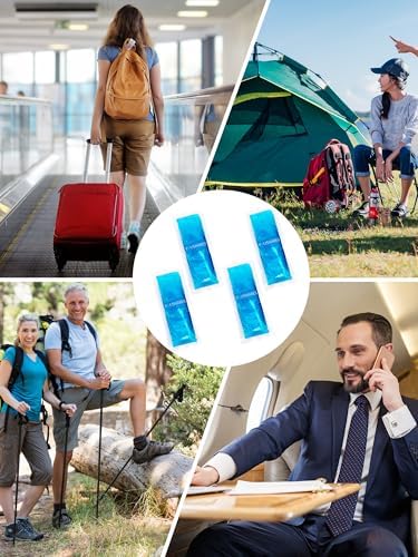 Paquete de 4 Paquetes de Hielo YOUSHARES para Cooler de Insulina - Aprobados por la TSA, Reutilizables y Perfectos para Viajes en Avión - imagen 7