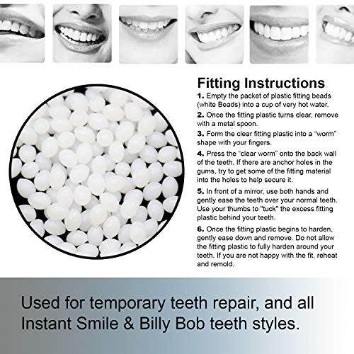 Perlas de Adhesivo Térmico de Reemplazo Billy Bob para Dientes Falsos, Paquete de 2 - imagen 4