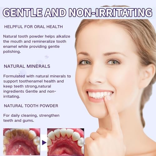 2 Piezas de Polvo Mineral para Dientes, Efecto Significativo en Dientes y Encías, Sin Sensibilidad - Refresca el Aliento - imagen 5
