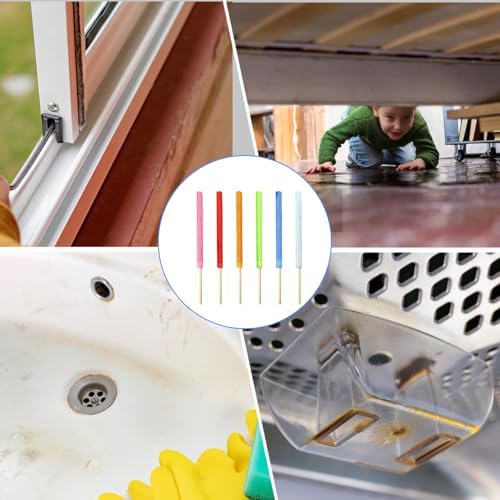 Juego de 6 Mini Plumillas de Microfibra para Limpiar, Cepillos para Detalles, Herramientas para Rincones y Ventiladores, Ideal para Casa y Auto - imagen 4
