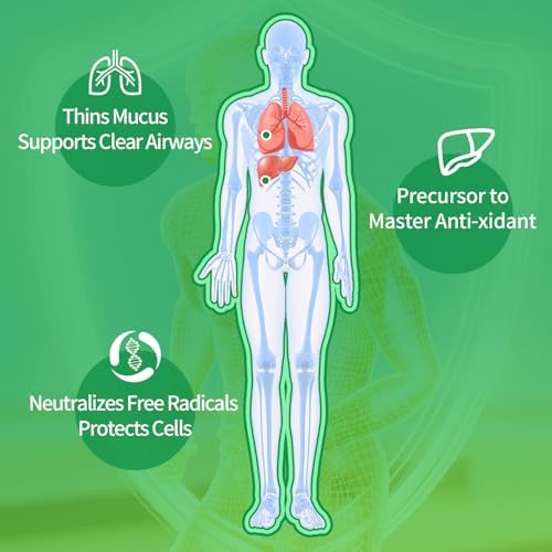 Gomitas NAC para Adultos y Niños 1200mg, Suplemento N-Acetil Cisteína, Apoyo Inmunológico y Hepático, Sin Azúcar, Sabor Manzana Verde - imagen 3