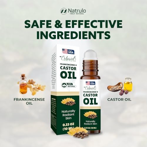 Roll-On de Aceite de Ricino – Aceite de Ricino Puro y Aceite Esencial de Incienso para el Contorno de Ojos – Reduce Arrugas, Ojeras, Hinchazón y - imagen 6