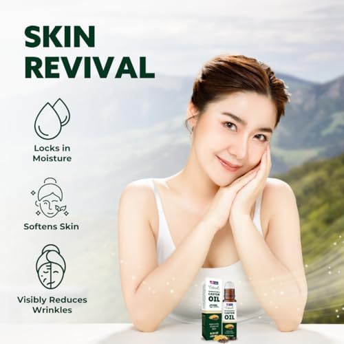 Roll-On de Aceite de Ricino – Aceite de Ricino Puro y Aceite Esencial de Incienso para el Contorno de Ojos – Reduce Arrugas, Ojeras, Hinchazón y - imagen 8