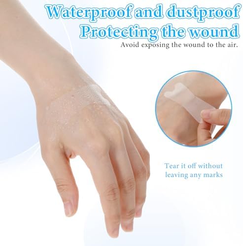 30 Piezas de Vendajes Transparentes para Ampollas en Pies, Almohadillas Impermeables Anti-Fricción para Dedos, Talones y Pies - imagen 4