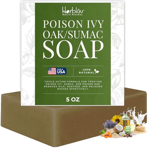Jabón de Hiedra Venenosa – Tratamiento Natural para Hiedra Venenosa – Limpiador Antipicazón para Hiedra Venenosa, Roble Venenoso y Zumaque – Alivia - imagen 1