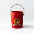 Cubeta Mini Roja de Buc-ee's, Contenedor Portátil de 18 Onzas con Asa, Cubeta de Plástico para Almacenamiento - imagen 1
