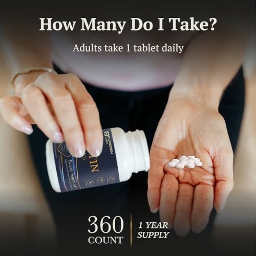 Biotina Puregen Labs 10,000 MCG para Cabello, Piel y Uñas Saludables - Alta Potencia - Sin OGM, Sin Gluten | 360 Tabletas Vegetarianas - imagen 6
