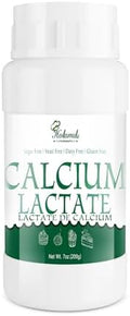 Polvo de Lactato de Calcio 7 oz, 100% Puro, Grado Alimenticio, Ideal para Mantener la Forma de Alimentos, Neutraliza Acidez, Apto para Lácteos, - imagen 1