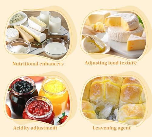 Polvo de Lactato de Calcio 7 oz, 100% Puro, Grado Alimenticio, Ideal para Mantener la Forma de Alimentos, Neutraliza Acidez, Apto para Lácteos, - imagen 3