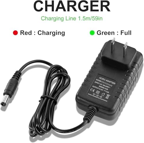 Cargador de 16.8V para Pistola de Masaje, Fuente de Poder AC DC 0.8A 1A, Cable de Alimentación para Pistola de Masaje - imagen 5