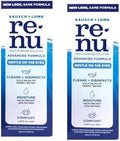 Renu Solución Multiusos Avanzada, Suave para los Ojos, Limpia y Desinfecta, Hidratante para Mayor Comodidad, Tamaño de Viaje 2 fl oz (Paquete de 2) - imagen 1