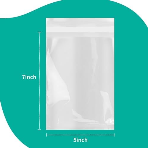 iMailer - Paquete de 100 Bolsas de Celofán Autoadhesivas 5 x 7 - Bolsas Transparentes Reutilizables para Tarjetas A2, A4, A6, Repostería y Dulces - imagen 2