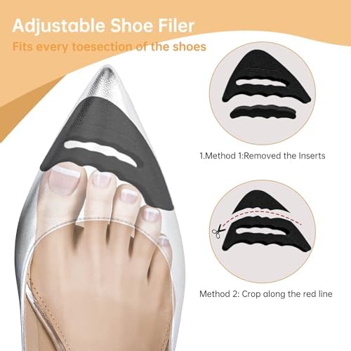 14 PARES de Almohadillas para Talón - Inserciones de Espuma Premium, Antideslizantes para Hombres y Mujeres, Evita el Deslizamiento y el Dolor (Beige - imagen 3