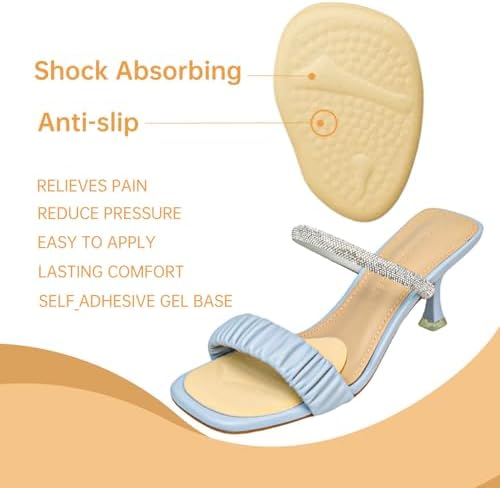 14 PARES de Almohadillas para Talón - Inserciones de Espuma Premium, Antideslizantes para Hombres y Mujeres, Evita el Deslizamiento y el Dolor (Beige - imagen 5