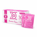 Toallitas Húmedas Desechables DonnaComfort para Piel Sensible – pH Balanceado, Sin Fragancia, con Aloe Vera y Vitamina E, Tamaño de Viaje (30 Piezas) - imagen 1