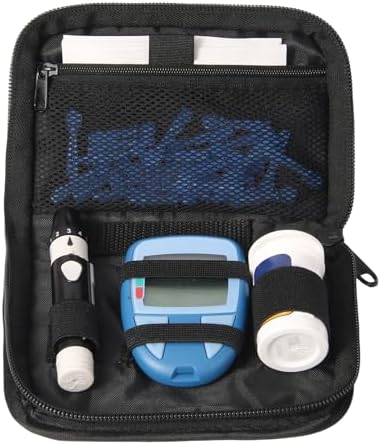 Estuche para Suministros de Diabetes GENCAM, Organizador Diabético para Tiras de Prueba con Bolsa de Malla, Bolsa Portátil para Medidor de Glucosa - imagen 1