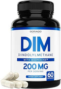 Suplemento DIM para Mujeres y Hombres (Bloqueador de Estrógenos Diindolilmetano, Tratamiento para Acné Hormonal, Equilibrio Hormonal) (200mg por - imagen 1