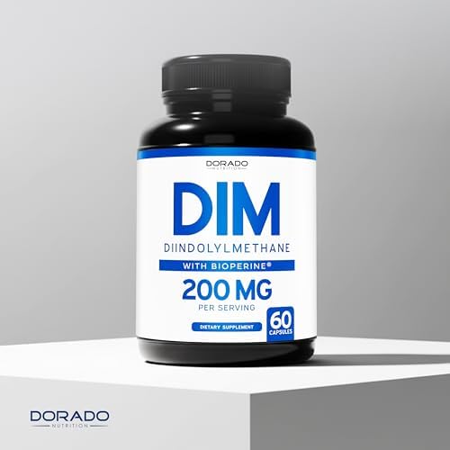 Suplemento DIM para Mujeres y Hombres (Bloqueador de Estrógenos Diindolilmetano, Tratamiento para Acné Hormonal, Equilibrio Hormonal) (200mg por - imagen 5