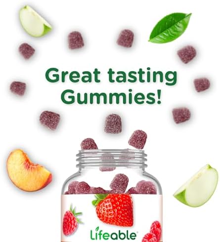 Gomitas de Saúco Sin Azúcar Lifeable para Niños con Vitamina C y Zinc | Suplemento Inmunológico | Veganas, No GMO, Kosher y Sin Gluten | 60 Gomitas - imagen 7