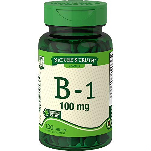 Suplemento Vegano Nature's Truth Vitamina B1 100mg (Tiamina) | 100 Cápsulas | Sin OGM y Sin Gluten - imagen 4