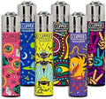 Clipper - Encendedores Reutilizables Clásicos Grandes - Paquete de 6 Encendedores Premium Recargables - Reemplaza Butano y Mecha para Luz Infinita - - imagen 1