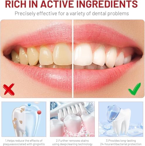 Pasta de Dientes Blanqueadora Probiotica 2PC SP-10 – Aliento Fresco, Limpieza Profunda, Remoción de Manchas – Fórmula Natural - imagen 5