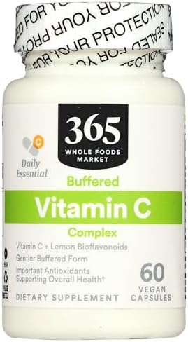 365 de Whole Foods Market, Complejo de Vitamina C con Bicarbonato, Vegano, 60 Cápsulas - imagen 1
