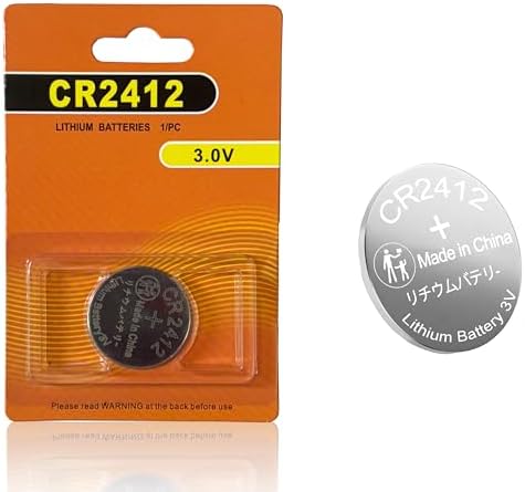 Baterías de Moneda Kunying CR2412, Batería de Litio CR2412 3V, 1 Paquete para Llave de Auto y Reloj Inteligente - imagen 1