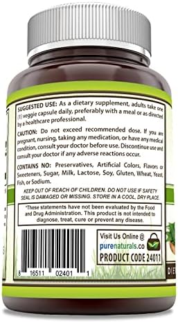 Suplemento Pure Naturals Neem (Hecho con Hoja de Neem Natural) | 500mg 120 Cápsulas Veganas | Sin OGM | Sin Gluten | Hecho en EE. UU. | Ideal para - imagen 2