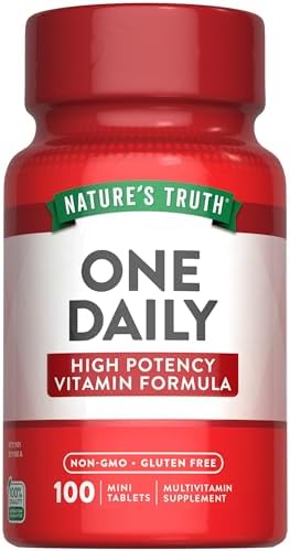 Multivitamínico Diario Nature's Truth | 100 Mini Tabletas | Para Hombres y Mujeres | Suplemento Sin OGM y Sin Gluten - imagen 1