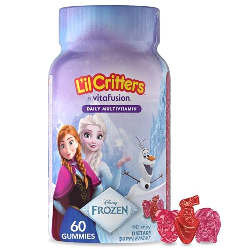 Gomitas Multivitamínicas L'il Critters Frozen para Niños, Sabor Frutas Berries, 11 Nutrientes Esenciales, 60 Gomitas, 30-60 Días de Suministro, 2+ - imagen 3
