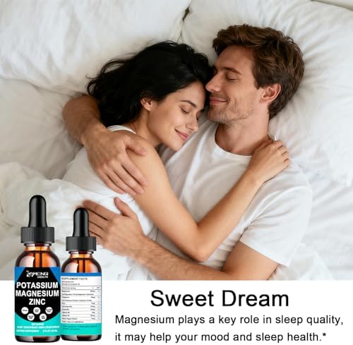 Suplemento Líquido de Potasio y Magnesio con Zinc, Ashwagandha, Bromelina y Vitaminas D3 y B6 para la Salud Vascular, Ósea, Muscular y Nerviosa, No - imagen 5