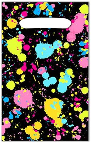 Vusnud 50 Piezas de Bolsas Plásticas Neón para Dulces que Brillan en la Oscuridad - Decoraciones para Fiestas de Cumpleaños - imagen 1