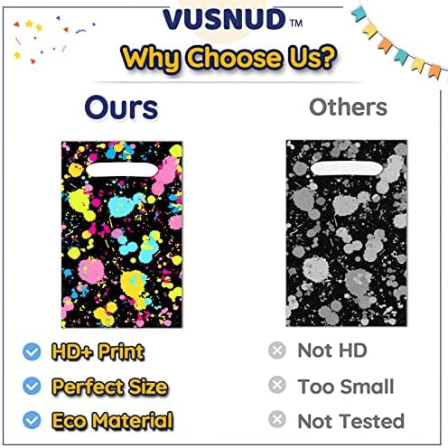 Vusnud 50 Piezas de Bolsas Plásticas Neón para Dulces que Brillan en la Oscuridad - Decoraciones para Fiestas de Cumpleaños - imagen 3