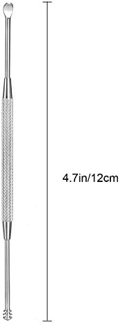 Cucharilla de Acero Inoxidable para Limpiar Oídos, Removedor de Cerumen con Caja de Almacenamiento, 304 Acero Inoxidable - imagen 3