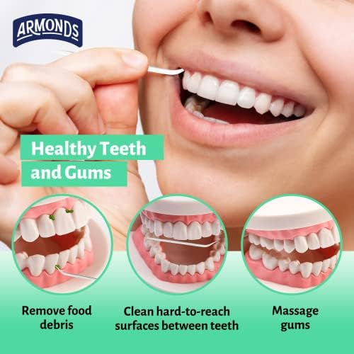 Palillos Dentales Originales Armonds ProPicks para Limpieza - Palillos Desechables de Plástico para Dientes y Encías - Sabor a Menta Fresca - 3 - imagen 2