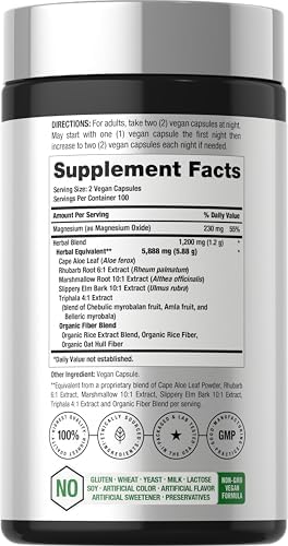 Horbaach Magnesio 230mg | Mezcla Herbal Plus | 200 Cápsulas Veganas | Suplemento Sin OGM y Sin Gluten - imagen 2