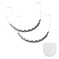 Kit de Brackets Falsos para Dientes, Clip Temporal con Alambres, Ideal para Ortodoncistas y Estudiantes de Odontología - Color Negro - imagen 1