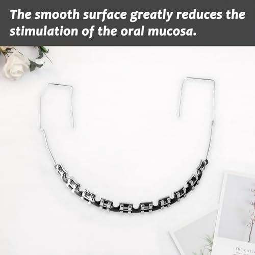 Kit de Brackets Falsos para Dientes, Clip Temporal con Alambres, Ideal para Ortodoncistas y Estudiantes de Odontología - Color Negro - imagen 6