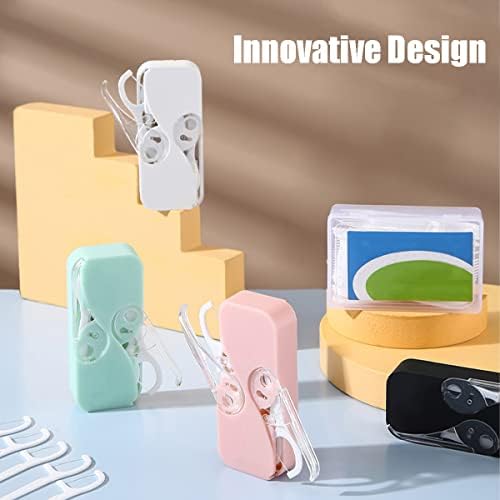 Dispensador de Hilo Dental Portátil YRAKOZIN [4 Piezas] con 48 Hilos Dentales, Caja de Almacenamiento para Adultos, Ideal para Viajes y Negocios, - imagen 2