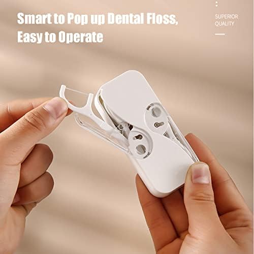 Dispensador de Hilo Dental Portátil YRAKOZIN [4 Piezas] con 48 Hilos Dentales, Caja de Almacenamiento para Adultos, Ideal para Viajes y Negocios, - imagen 4
