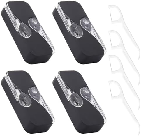 Dispensador de Hilo Dental Portátil YRAKOZIN [4 Piezas] con 48 Hilos Dentales, Caja de Almacenamiento para Adultos, Ideal para Viajes y Negocios, - imagen 8