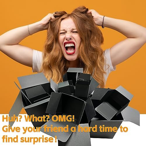 Caja de Regalo de Broma Jsuslife, Set de 13 Cajas Apilables para Sorpresas, Regalos Divertidos para Cumpleaños, Bodas, Aniversarios y Navidad - imagen 4