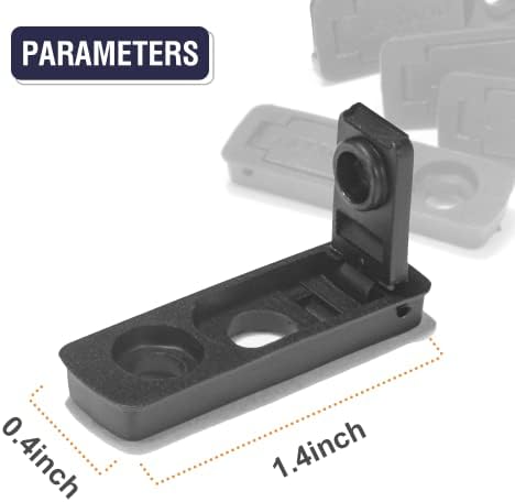Sello de Goma YUSUD para Encendedor 5 Piezas, Accesorios Antievaporación para Insertos de Encendedor (Negro) - imagen 3