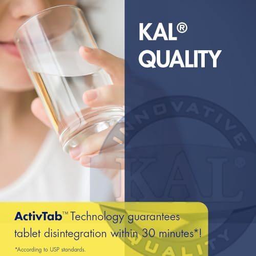 Tabletas KAL DHEA 5 mg - Suplemento DHEA 5mg para Mujeres y Hombres, 99.5% Puro, Soporte Natural Diario, Vegetariano - 60 Tabletas - imagen 4