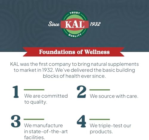 Tabletas KAL DHEA 5 mg - Suplemento DHEA 5mg para Mujeres y Hombres, 99.5% Puro, Soporte Natural Diario, Vegetariano - 60 Tabletas - imagen 5